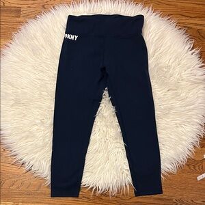NWOT DKNY women’s Navy Denver Broncos Leggings Size Large